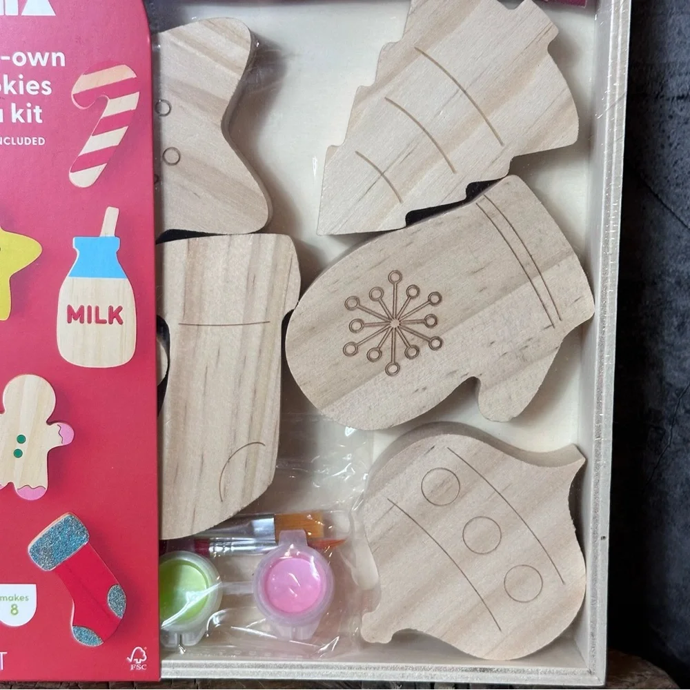 Target Mondo Llama Paint Your Own Wood Cookies for Santa